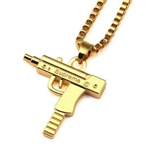 New Gold Supreme Uzi Chain